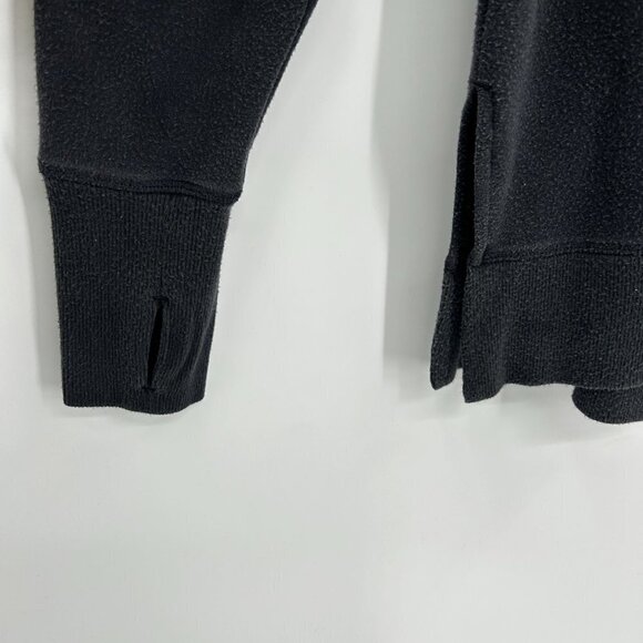 ATHLETA Black Triumph Crew Neck Pullover Cozy Athleisure Sweater Size Large - Picture 4 of 6